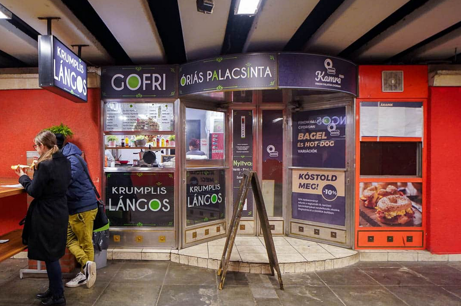 Budapest underpass food